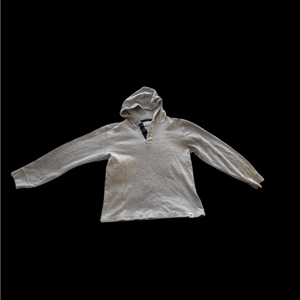 Free Planet Gray waffle  Pullover Hoodie - 10/12 k16